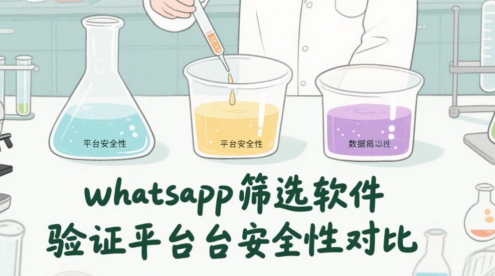 whatsapp筛选软件验证平台安全性对比