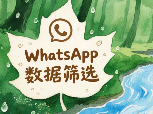 批量导出高活跃名单的正确打开方式：WhatsApp数据筛选新玩法