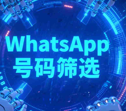 WhatsApp号码列表筛号平台对比分析