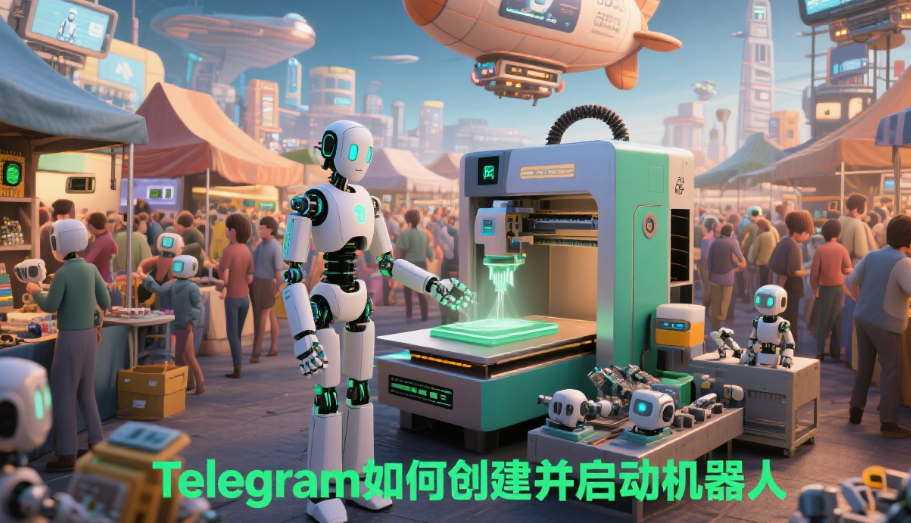 Telegram如何创建并启动机器人