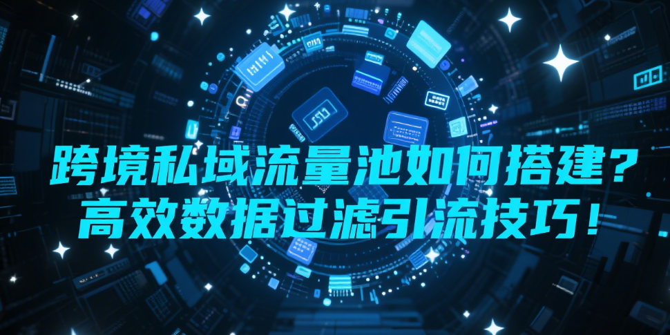 跨境私域流量池如何搭建？高效数据过滤引流技巧！