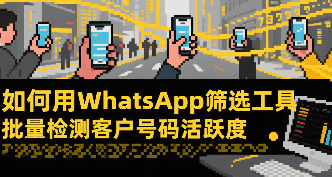 如何用WhatsApp筛选工具批量检测客户号码活跃度