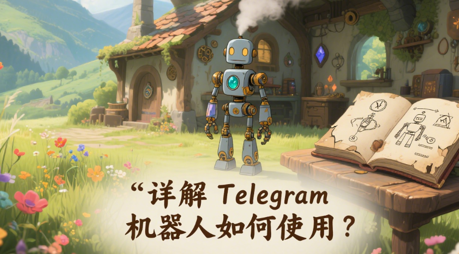 详解Telegram机器人如何使用？