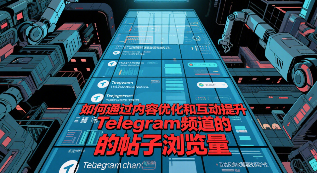 如何通过内容优化和互动提升Telegram频道的帖子浏览量？