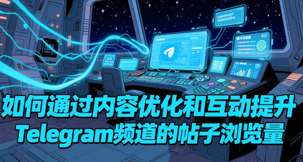 如何通过内容优化和互动提升Telegram频道的帖子浏览量？