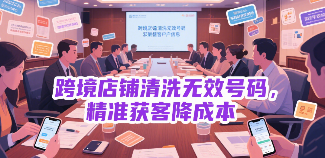 跨境店铺清洗无效号码，精准获客降成本