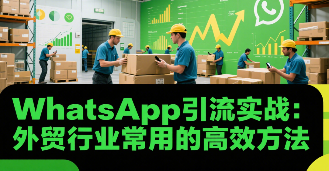 WhatsApp引流实战：外贸行业常用的高效方法