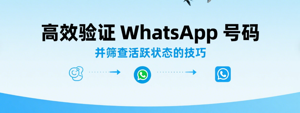 WhatsApp号码验证