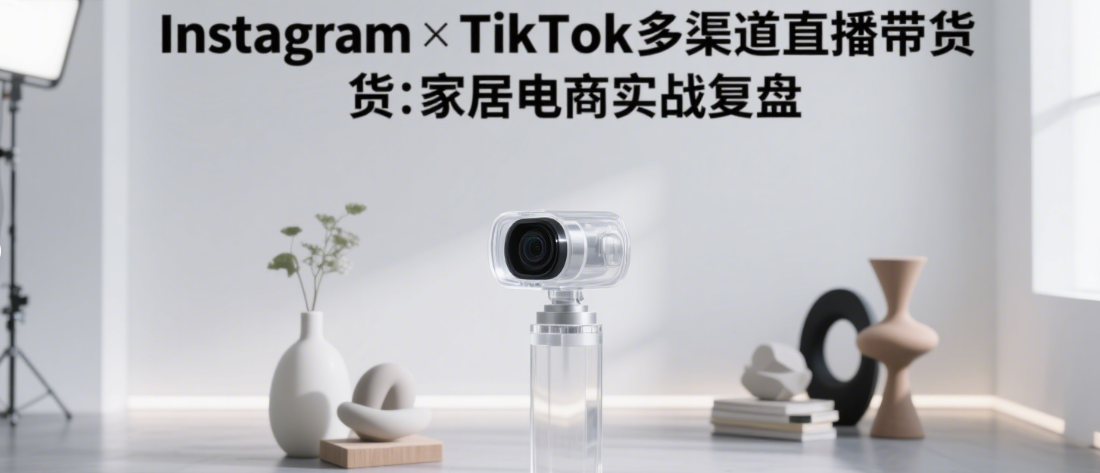 Instagram×TikTok多渠道直播带货：家居电商实战复盘