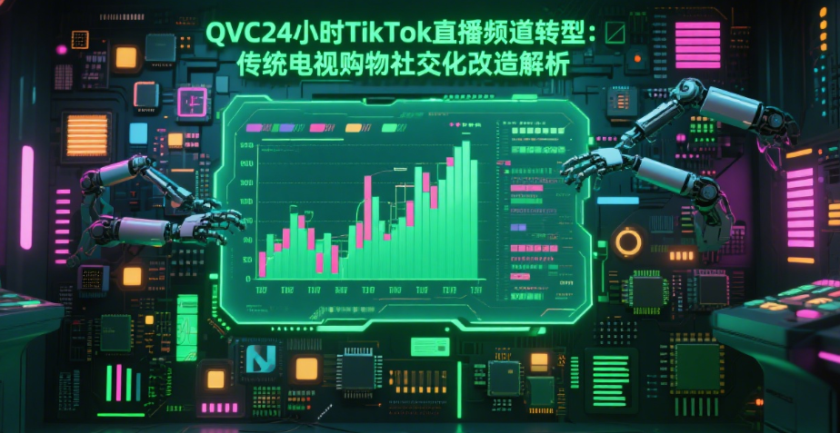 QVC24小时TikTok直播频道转型：传统电视购物社交化改造解析