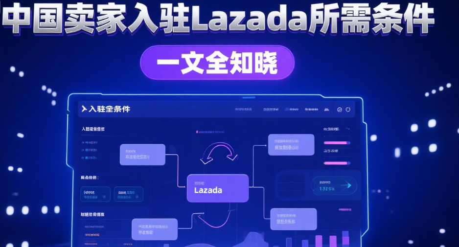 中国卖家入驻Lazada需要满足哪些条件？一文带你了解