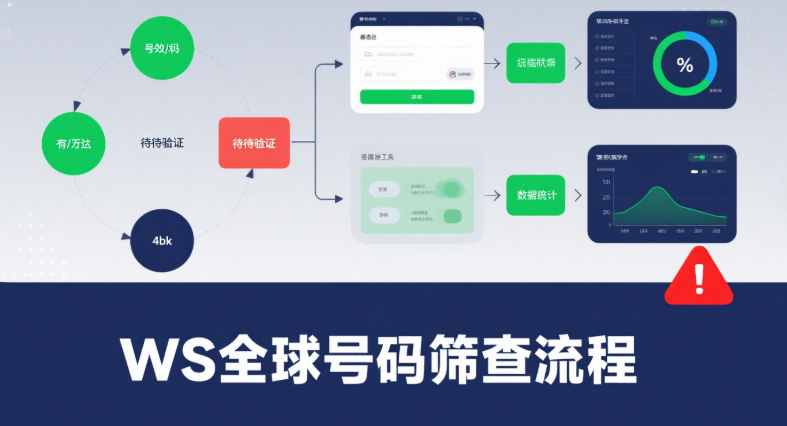 WS全球手机号码筛查流程一览如何从海量号码筛选出精准用户